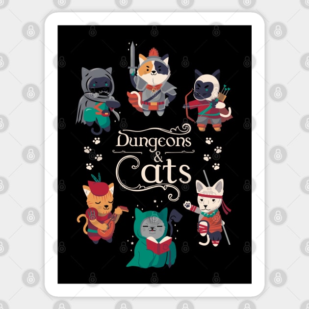 Dungeons & Cats 2.0 Sticker by Domichan